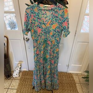 Floral Maxi Dress - Multicolor